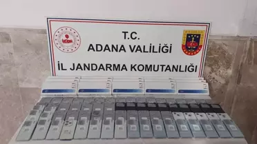 Adana’da Gümrük Kaçağı Cep Telefonu Operasyonu